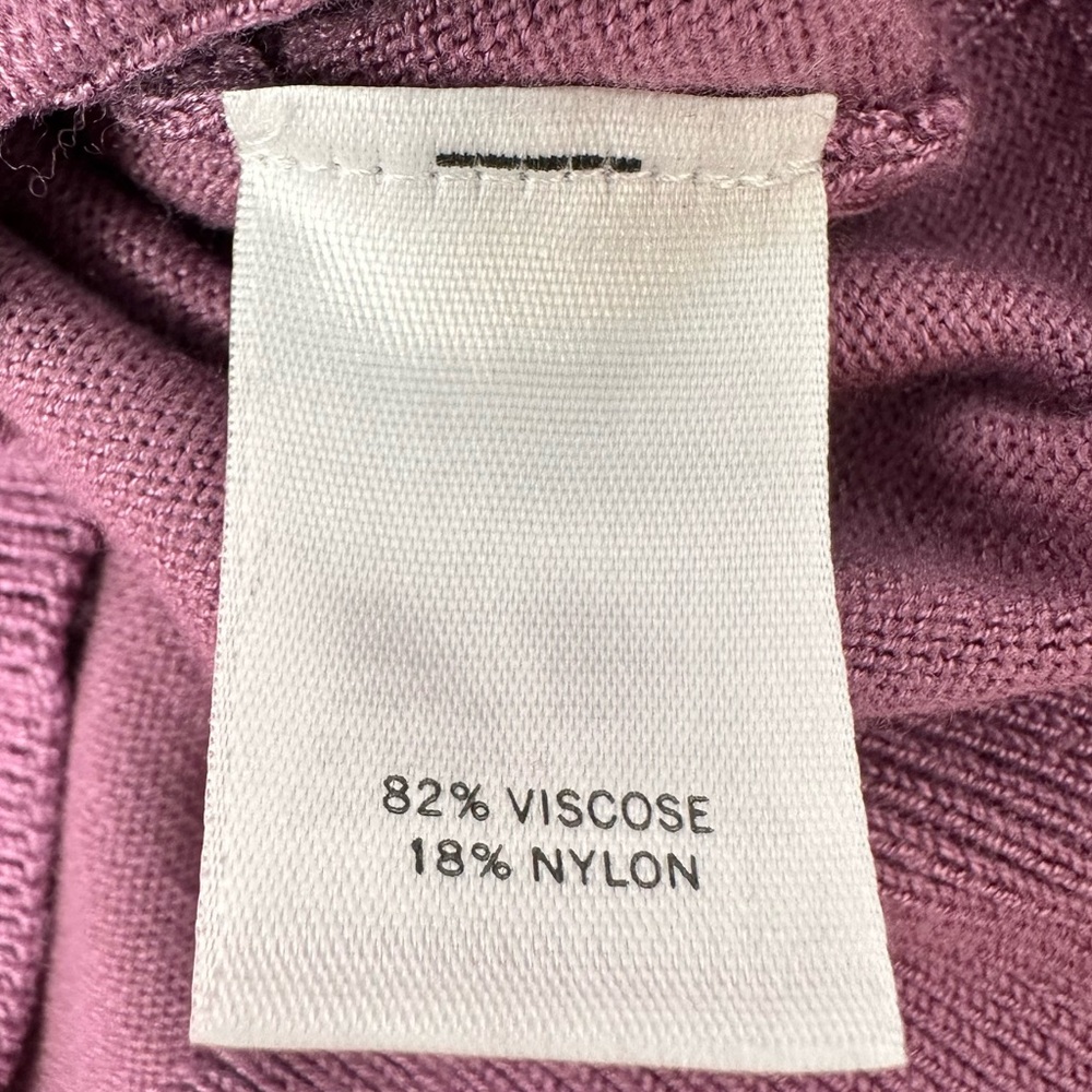 Halogen Cardigan Long Sleeve Pocket Button Closure Raspberry Size M - Picture 6 of 7